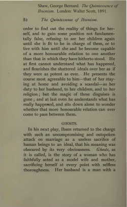 The quintessence of Ibsenism