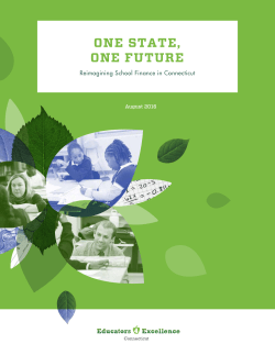 One State One Future: A Call to Action for Educators on School