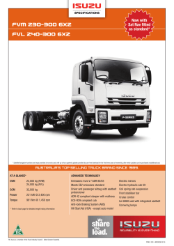 FVM 23O-3OO 6x2 FVL 24O-3OO 6x2