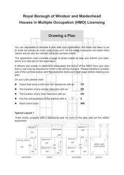 HMO Licensing Drawing a Plan.indd