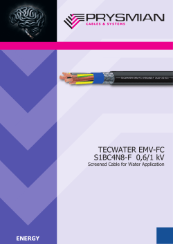 TECWATER EMV-FC S1BC4N8-F 0,6/1 kV