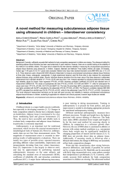 A novel method for measuring subcutaneous adipose tissue using