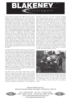 Chain Gang Nov 15 - Blakeney Motorsport Ltd