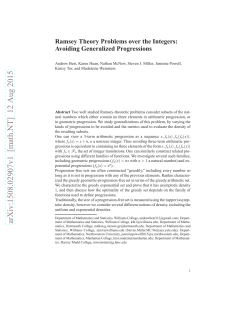 Ramsey Theory Problems over the Integers: Avoiding Generalized