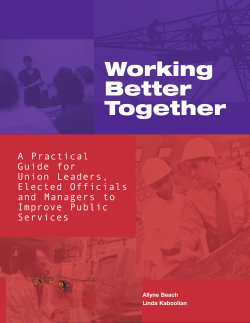 Working Better Together
