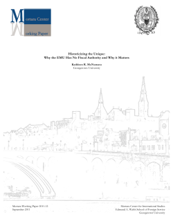 mcnamara - Georgetown University