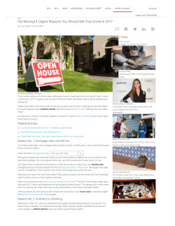 4 Urgent Reasons You Should Sell Your Home in