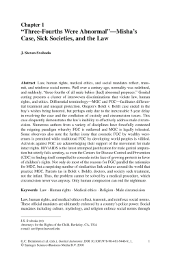 J. Steven Svoboda, &ldquo;Three-Fourths Were Abnormal&rdquo;&mdash;Misha`s Case