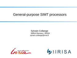 General-purpose SIMT processors