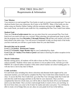 PineTree 2016-2017 Information