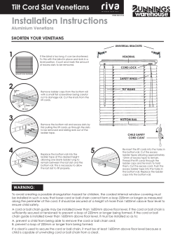 Tilt Cord Slat Aluminium Venetians.cdr