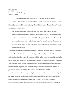 Draft One - Writing Portfolio