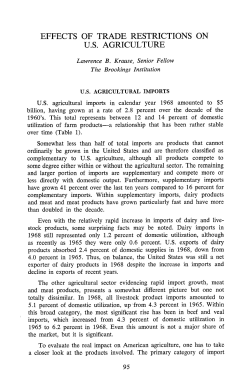 effects of trade restrictions on us agriculture