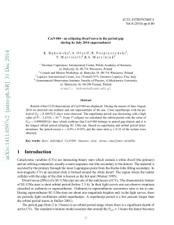 CzeV404-an eclipsing dwarf nova in the period gap during its July