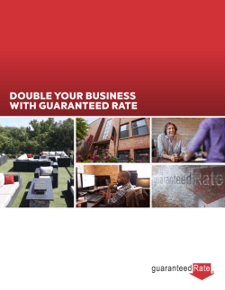 double your business with guaranteed rate