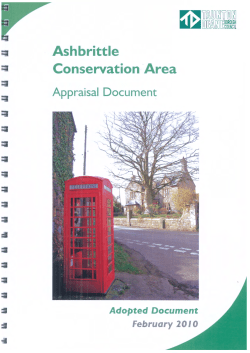 Conservation Area Appraisal - Taunton Deane Borough Council