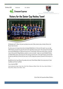 HERE - Crescent College Comprehensive