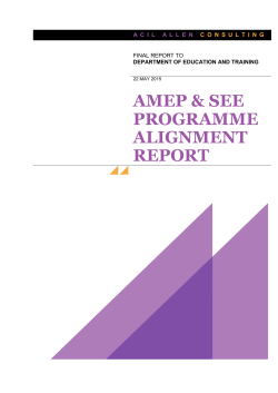 PDF file of SEE-AMEP Alignment Report