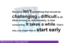 Parent Revision Evening 2017