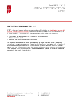 ICAEW full representation MK