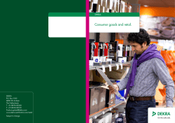 Consumer goods and retail.