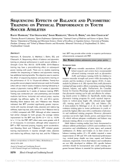 sequencing effects of balance and plyometric training on physical