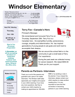October 2016-newsletter