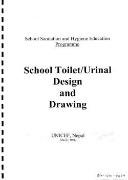 School Toilet/Urinal Design and Drawing