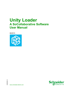 Unity Loader - A SoCollaborative Software - User Manual