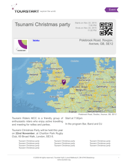 Tsunami Christmas party Starts on Nov 22, 2015