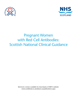 the pregnant women with red cell antibodies