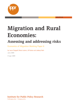 Migration and Rural Economies