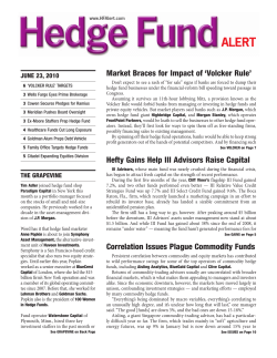 Hedge Fund Alert
