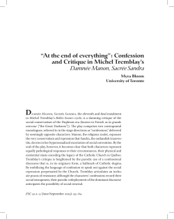 Damn&eacute;e Manon, Sacr&eacute;e Sandra - Journal Hosting and Publishing