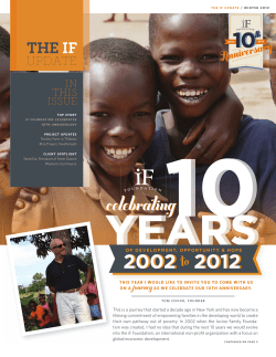 iF Update: Winter 2012
