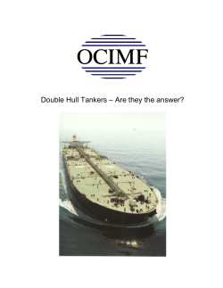 Double Hull Tankers &ndash; Are they the answer?