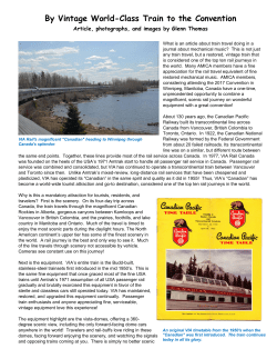 By Vintage World-Class Train to the Convention