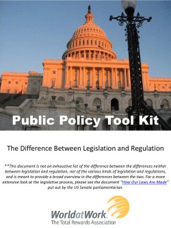Public Policy Tool Kit