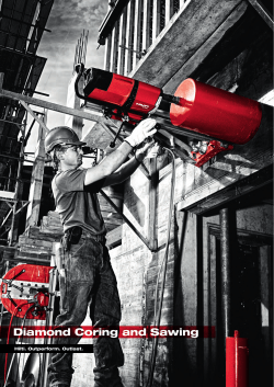 Diamond Coring and Sawing