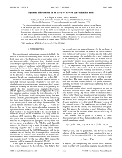 Dynamo bifurcations in an array of driven convectionlike rolls