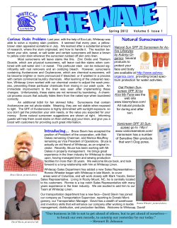 newsletter spring 2012