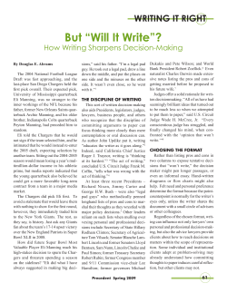 But &ldquo;Will It Write&rdquo;?