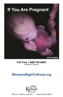 If You Are Pregnant - Woman`s Right to Know