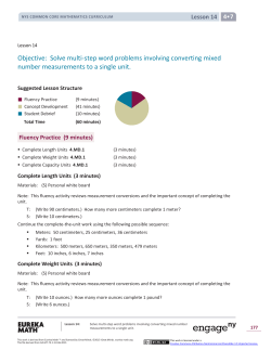 Solve multi-step word problems involving converting
