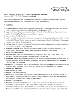 University of West Georgia