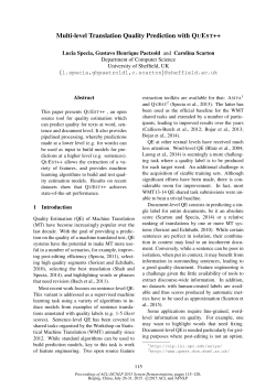 Multi-level Translation Quality Prediction with QuEst++