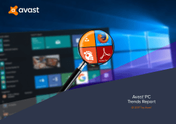 Avast PC Trends Report Q1 2017