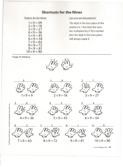 Shortcuts for the Nines