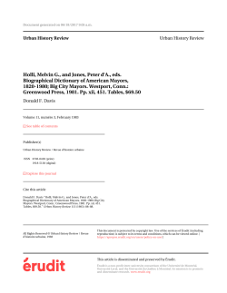 Holli, Melvin G., and Jones, Peter d`A., eds. Biographical Dictionary