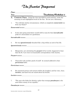 A. Use the following procedure with each word